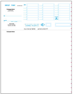 Quickbooks&reg Compatible Deposit Tickets