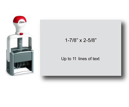 Shiny Heavy Duty Self-Inking Stamp (1-7/8" x 2-5/8")