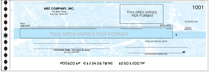 Safeguard&reg Compatible One Write Checks