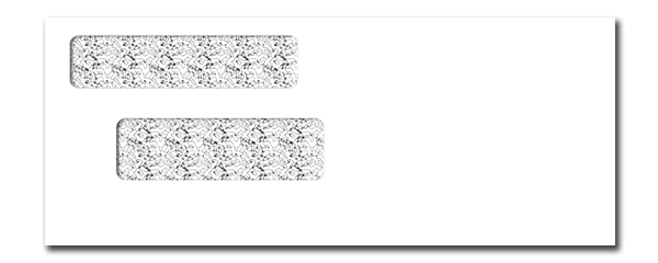 Safeguard Comp. Double Window One Write Envelope